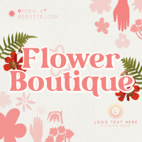 Quirky Florist Service Instagram Post Design