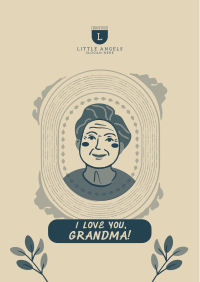 Greeting Grandmother Frame Flyer Image Preview