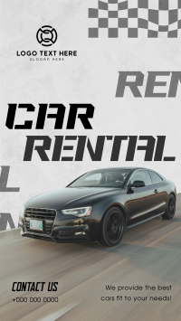 Edgy Car Rental Instagram reel Image Preview
