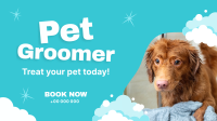 Professional Pet Groomer Facebook event cover Image Preview