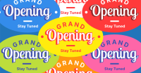 Opening Stickers Facebook ad Image Preview