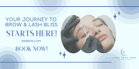 Lash Bliss Journey Twitter Post Design