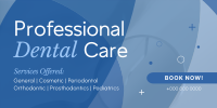 Professional Dental Care Services Twitter Post Image Preview