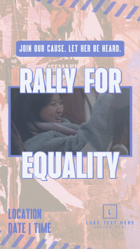 Women's Equality Rally TikTok video Image Preview