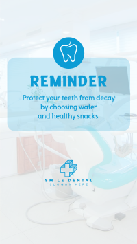 Dental Reminder TikTok Video Image Preview