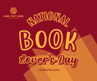 Book Lovers Greeting Facebook Post Design