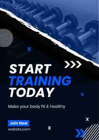 Gym Training Poster Image Preview