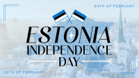 Majestic Estonia Independence Day Facebook Event Cover Design