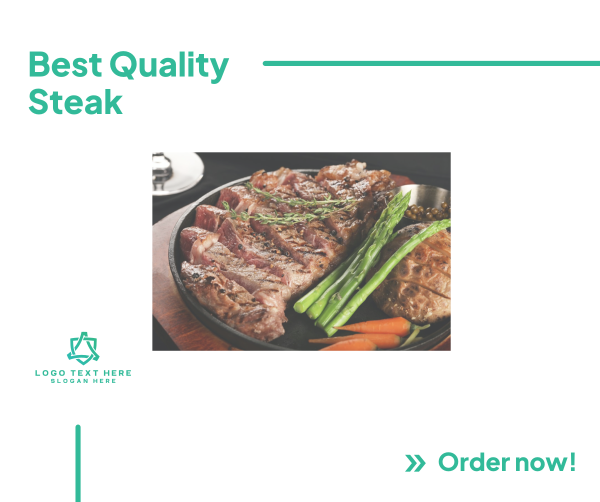 Steak Order Facebook Post Design Image Preview