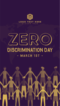 Zero Discrimination Celebration Facebook story Image Preview
