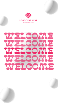 Modern Futuristicv Welcome Instagram Story Design