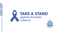 Take A Stand Against Violence Facebook Event Cover Design