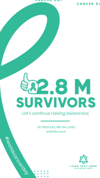 Cancer Survivor Instagram story Image Preview