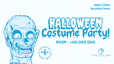 Zombie Head Facebook event cover Image Preview