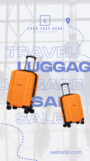Travel Luggage Sale Facebook story Image Preview