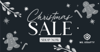 Rustic Christmas Sale Facebook Ad Image Preview