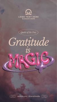 Metallic Magic Gratitude  TikTok video Image Preview