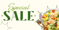 Salad Special Sale Facebook Ad Design