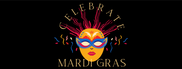 Masquerade Mardi Gras Facebook Cover Design