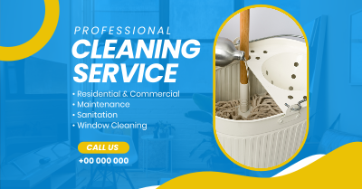 Professional Cleaning Service Facebook ad Image Preview