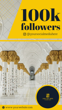 100k Followers Travel Instagram Story Design