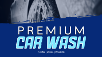 Premium Car Wash Video Image Preview