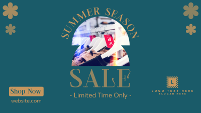Summer Season Sale Facebook event cover Image Preview