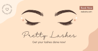 Pretty Lashes Facebook ad Image Preview