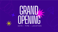 Modern Abstract Grand Opening Facebook Event Cover Image Preview