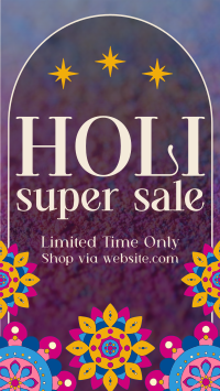 Holi Sale Patterns YouTube short Image Preview