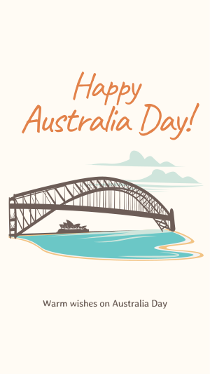 Australia Harbour Bridge Facebook story Image Preview