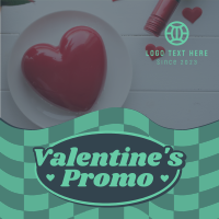 Retro Valentines Promo Instagram post Image Preview