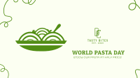 Tasty Pasta Vector Facebook Event Cover Image Preview