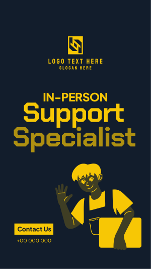 Tech Support Specialist Instagram story Image Preview