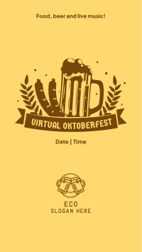 Virtual Oktoberfest Facebook Story Design