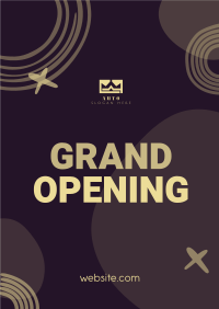 Contemporary Grand Opening Poster Image Preview
