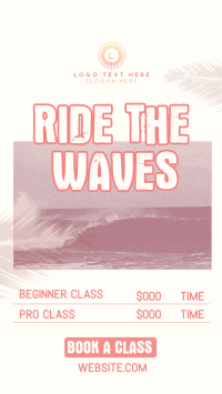 Ride the Waves Surf Class TikTok Video Preview