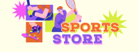 Visit our New Sport Shop Facebook Cover Design
