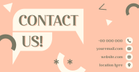 Business Contact Details Facebook Ad Design