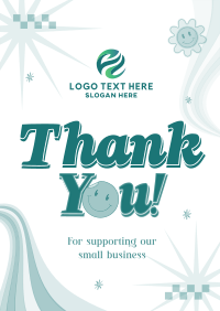 Quirky Thank You Flyer Design