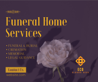 Funeral White Rose Facebook post Image Preview