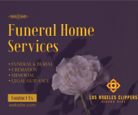 Funeral White Rose Facebook post Image Preview