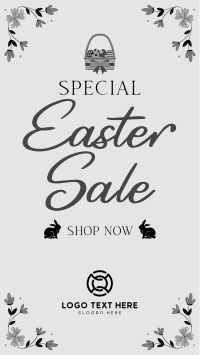 Easter Bunny Sale Facebook story Image Preview