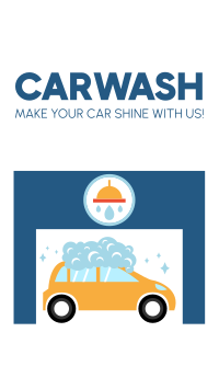 Carwash Service Facebook Story Design