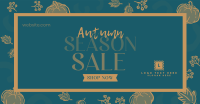 Leaves and Pumpkin Promo Sale Facebook ad Image Preview