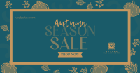 Leaves and Pumpkin Promo Sale Facebook ad Image Preview