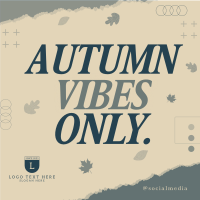 Autumn Vibes Greeting Linkedin Post Preview