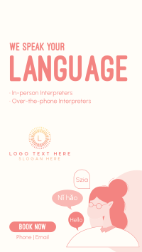 We Speak Your Language Instagram story Image Preview