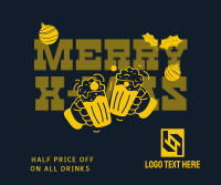 Christmas Drinks Promo Facebook post Image Preview