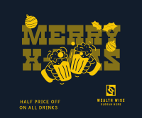Christmas Drinks Promo Facebook post Image Preview